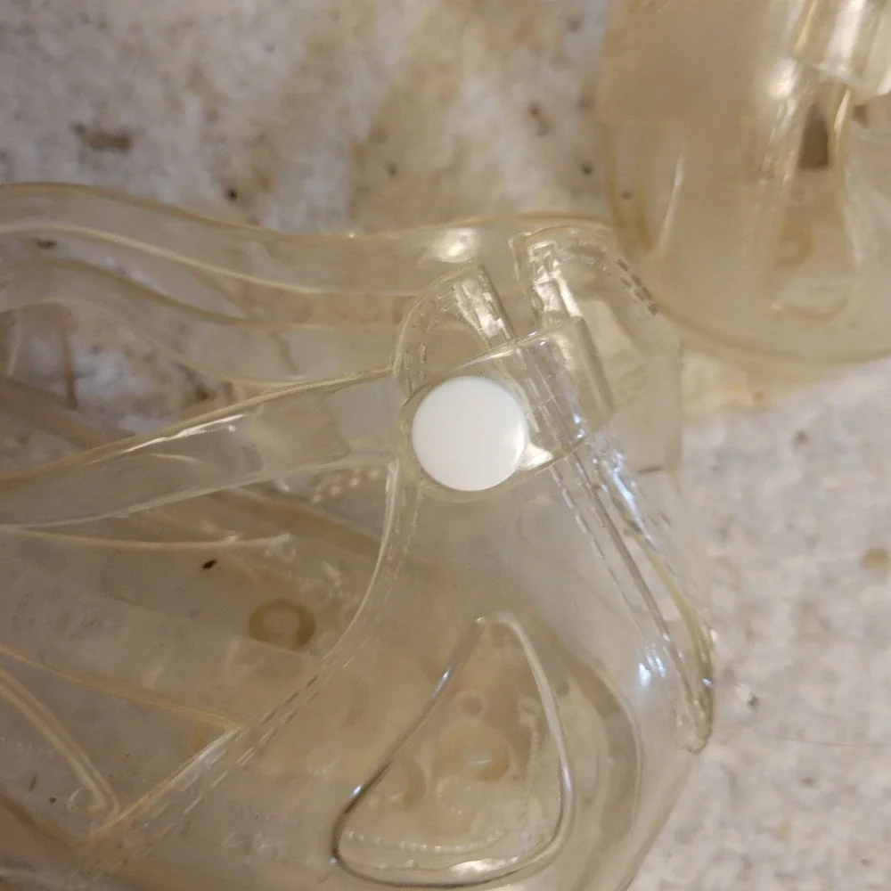 Unbranded Jelly Fisherman Sandals Kids XL Clear Good Retro 90s Summer Beach
